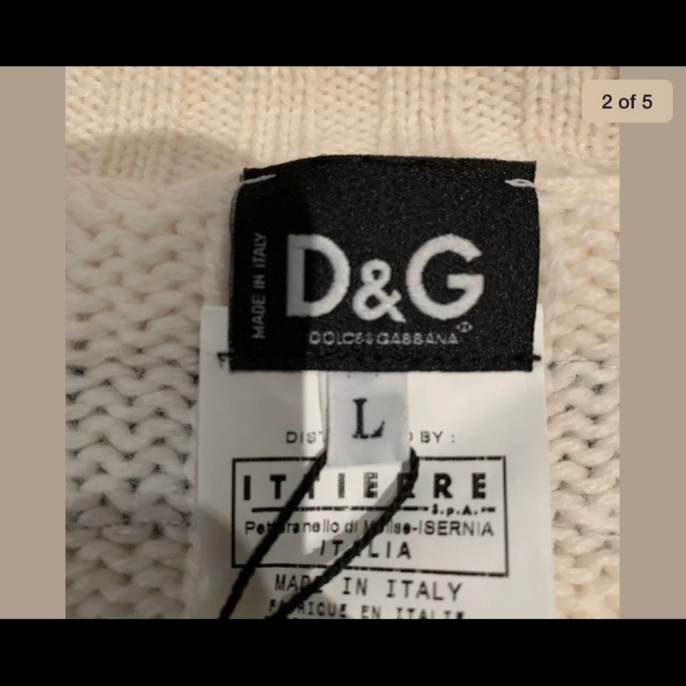 D&G sweater (New) - Picture 2 of 5
